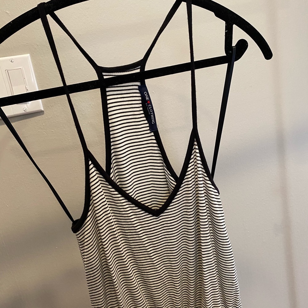 Romper- black and white